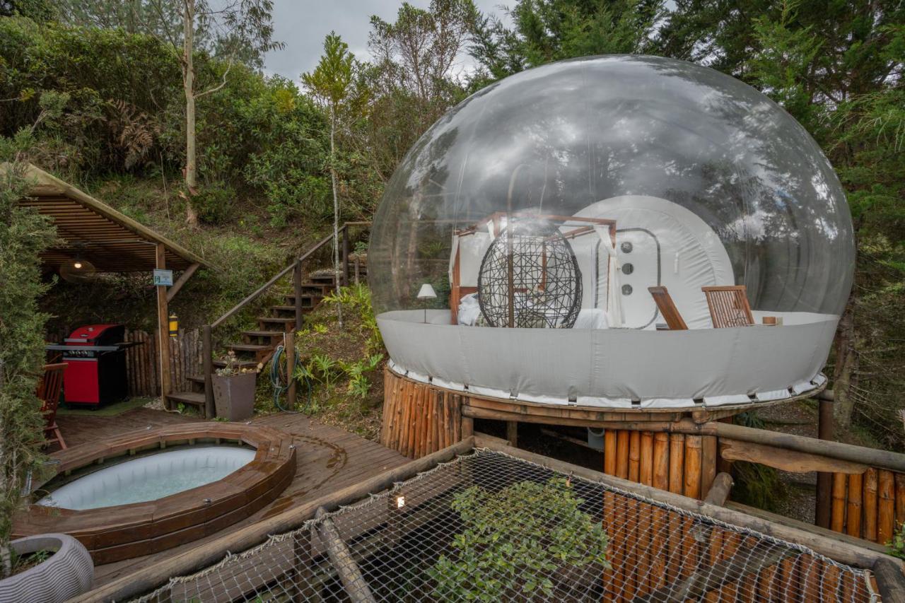 Bubblesky Glamping 40 Min From Medellin Campsite